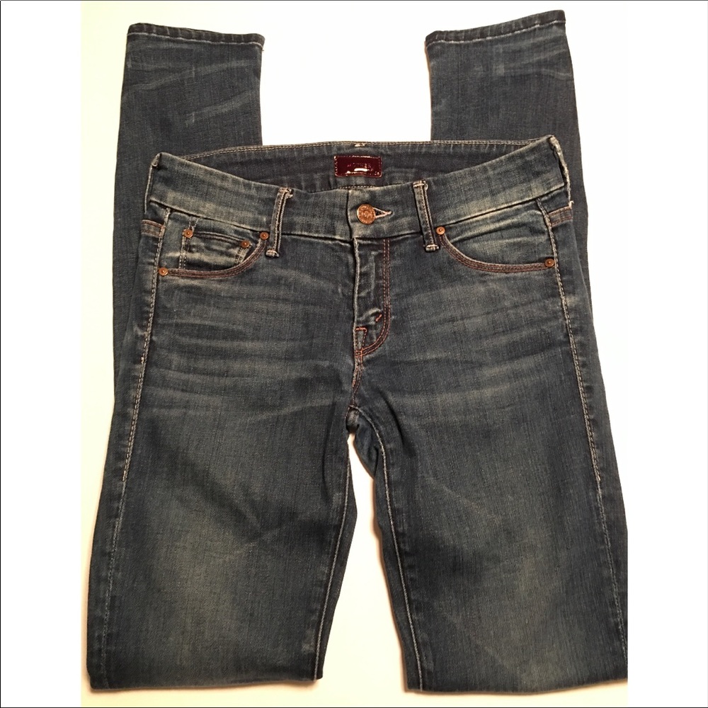 Mother Skinny Jeans Size 24 The Looker Distressed